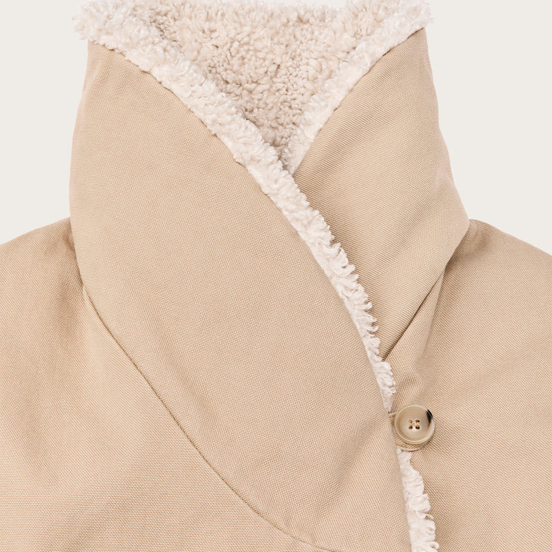 Manteau packer femme en toile par Filson | Natural (Beige)