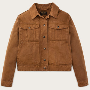 Women's canvas short cruiser von Filson | Harvest tan (Brown)