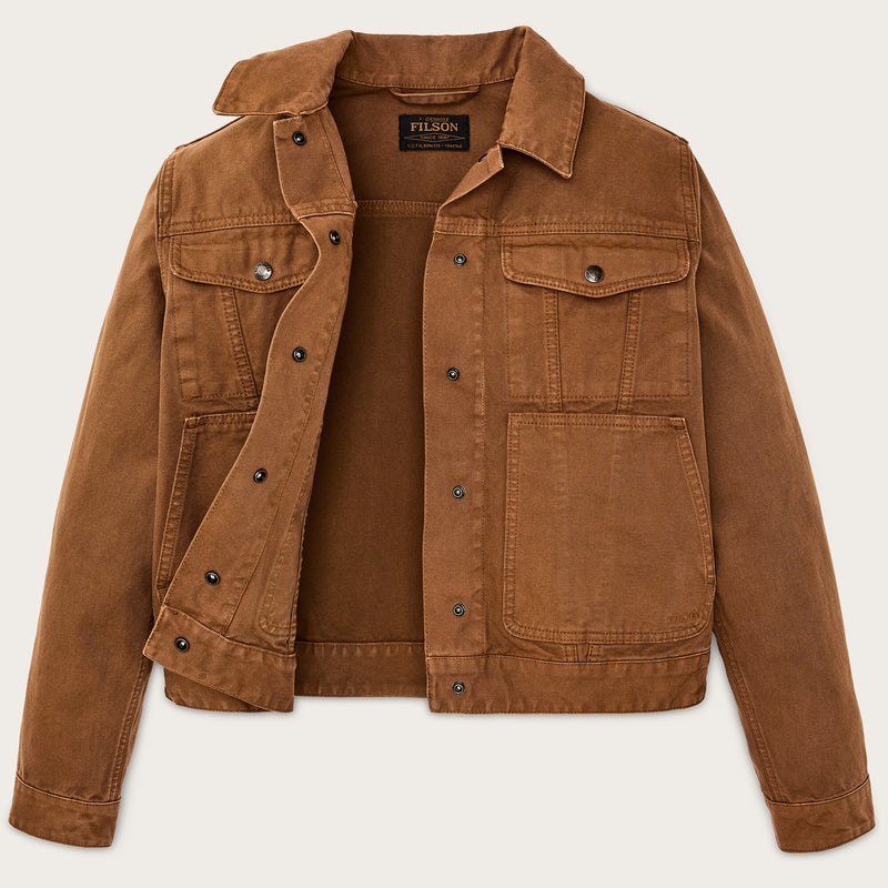 Women's canvas short cruiser von Filson | Harvest tan (Brown)