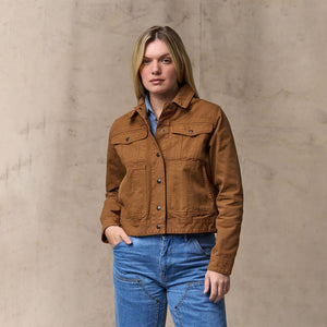 Women's canvas short cruiser von Filson | Harvest tan (Brown)