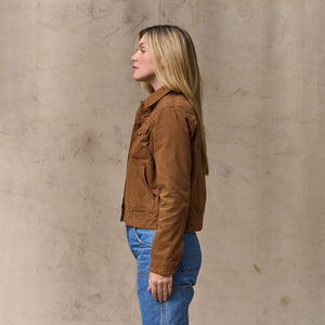 Women's canvas short cruiser von Filson | Harvest tan (Brown)