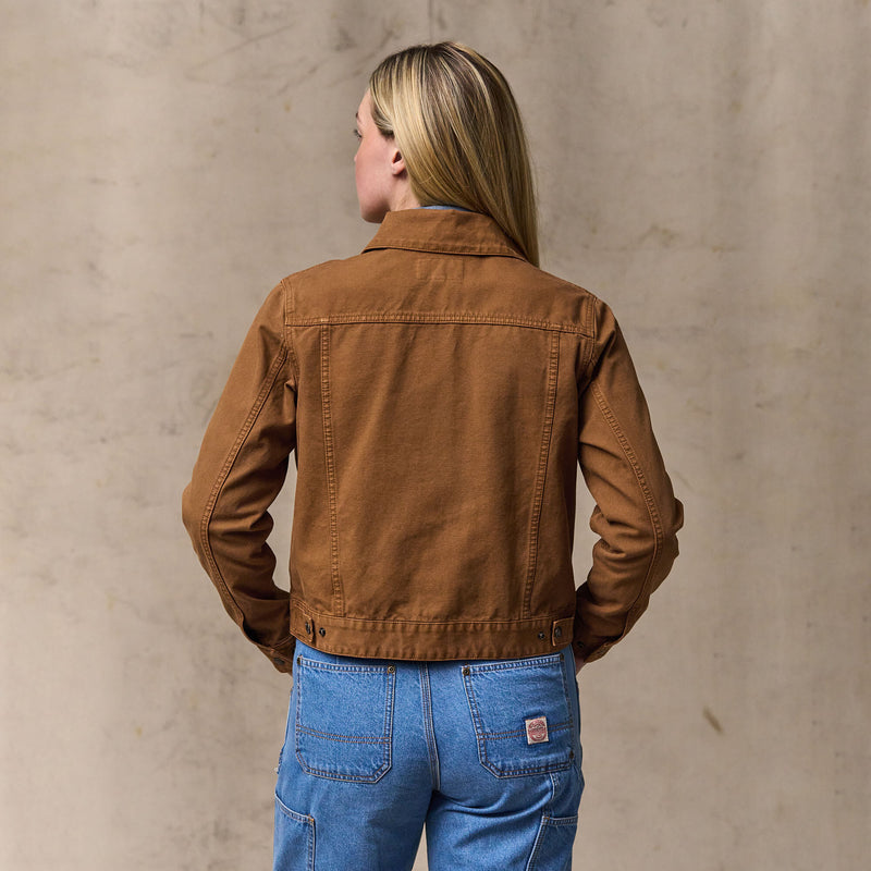 Women's canvas short cruiser von Filson | Harvest tan (Brown)