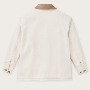 Women's 11-oz. denim barn coat di Filson | Natural seed (White)