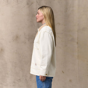 Women's 11-oz. denim barn coat di Filson | Natural seed (White)