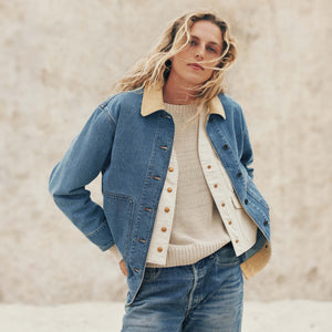 Women's 11-oz. denim barn coat von Filson | Light indigo (Blue)