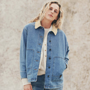 Women's 11-oz. denim barn coat von Filson | Light indigo (Blue)