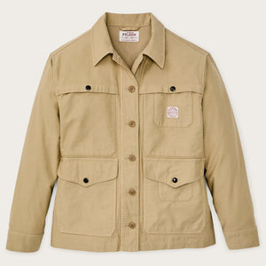 Women's reverse sateen cruiser jacket von Filson | Antique khaki (Yellow)