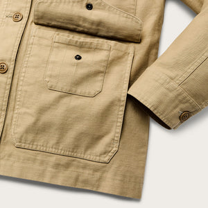 Women's reverse sateen cruiser jacket von Filson | Antique khaki (Yellow)