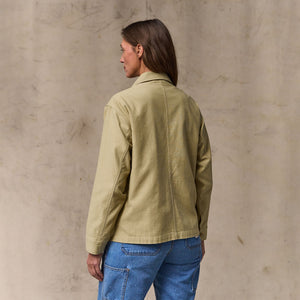 Women's reverse sateen cruiser jacket von Filson | Antique khaki (Yellow)