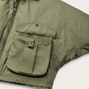 Women's dry wax short work jacket di Filson | Slate olive (Green)