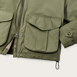 Women's dry wax short work jacket di Filson | Slate olive (Green)