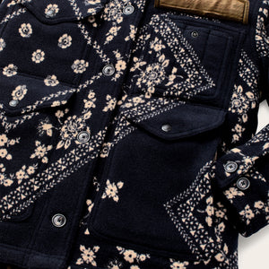 Women's jacquard wool cruiser jacket par Filson | Ink navy (Blue)