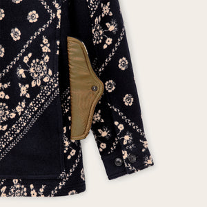 Women's jacquard wool cruiser jacket par Filson | Ink navy (Blue)