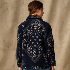 Women's jacquard wool cruiser jacket par Filson | Ink navy (Blue)