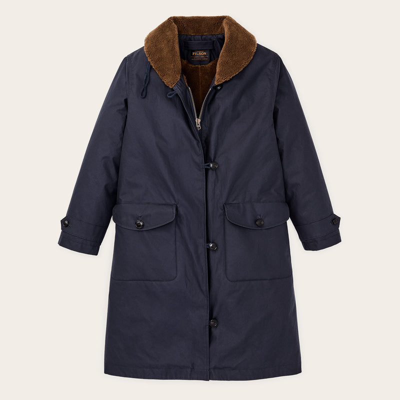 Women's harbor front trench coat von Filson | Blue (Blue)