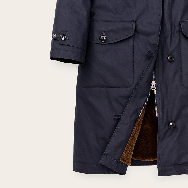 Women's harbor front trench coat von Filson | Blue (Blue)