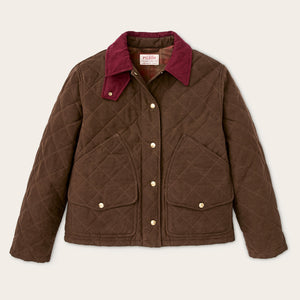 Women's quilted outfitter jacket par Filson | Dark brown (Brown)