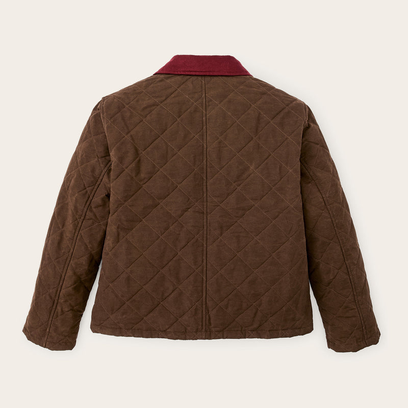 Women's quilted outfitter jacket par Filson | Dark brown (Brown)