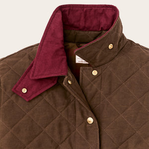 Women's quilted outfitter jacket par Filson | Dark brown (Brown)