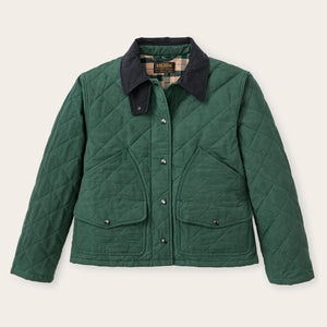 Women's quilted outfitter jacket par Filson | Deep forest (Green)
