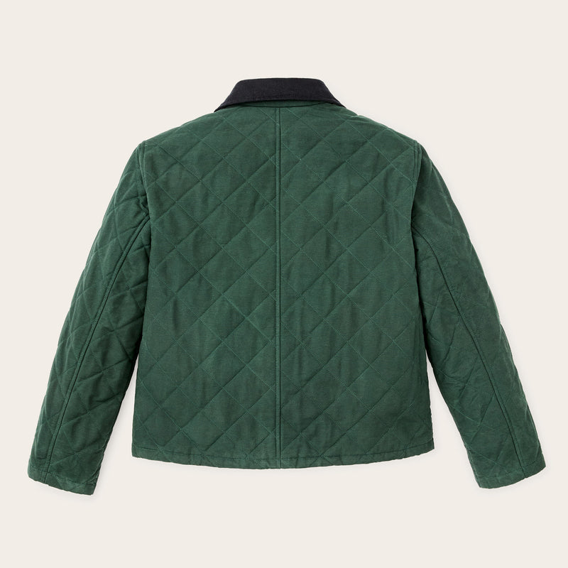Women's quilted outfitter jacket par Filson | Deep forest (Green)