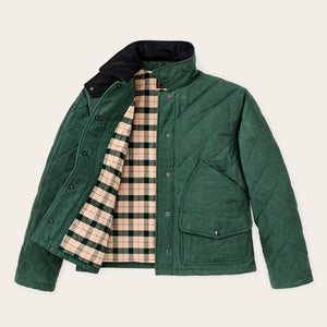 Women's quilted outfitter jacket par Filson | Deep forest (Green)