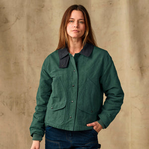 Women's quilted outfitter jacket par Filson | Deep forest (Green)