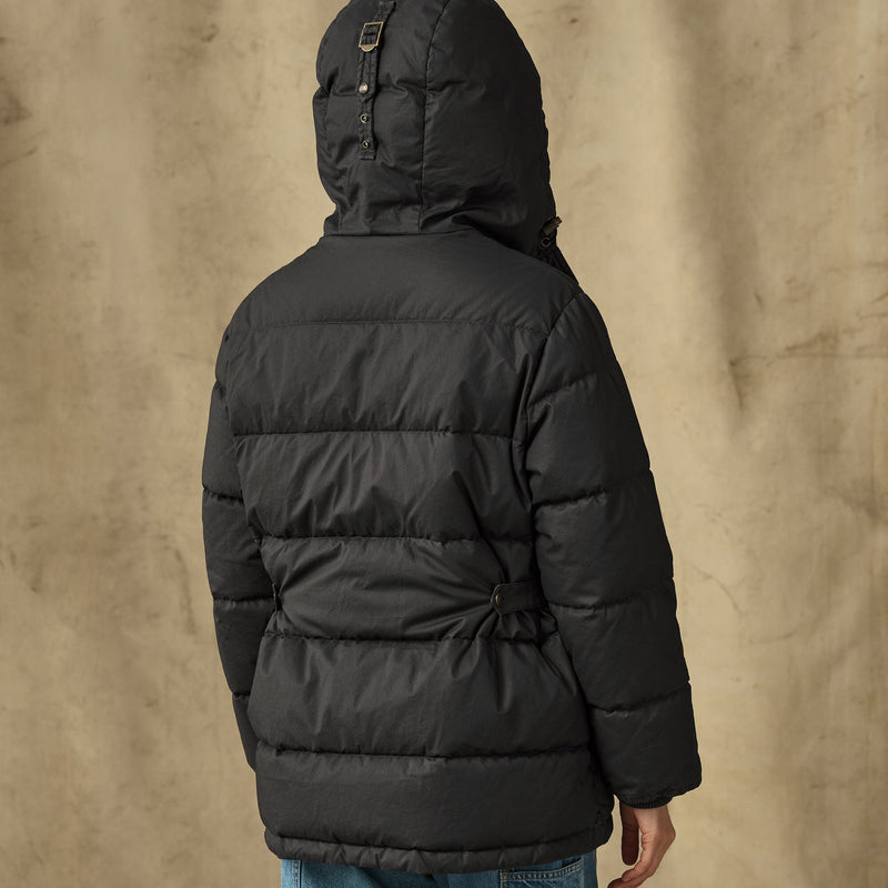 Women's heritage cotton down parka par Filson | Black (Black)