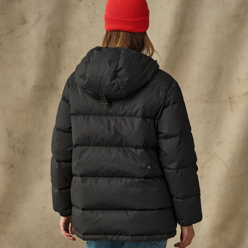 Women's heritage cotton down parka par Filson | Black (Black)