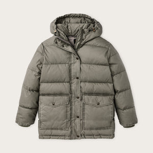 Women's heritage cotton down parka par Filson | Smokey olive (Green)