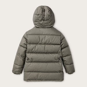 Women's heritage cotton down parka par Filson | Smokey olive (Green)