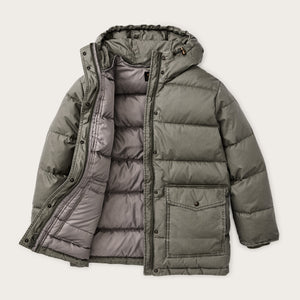 Women's heritage cotton down parka par Filson | Smokey olive (Green)