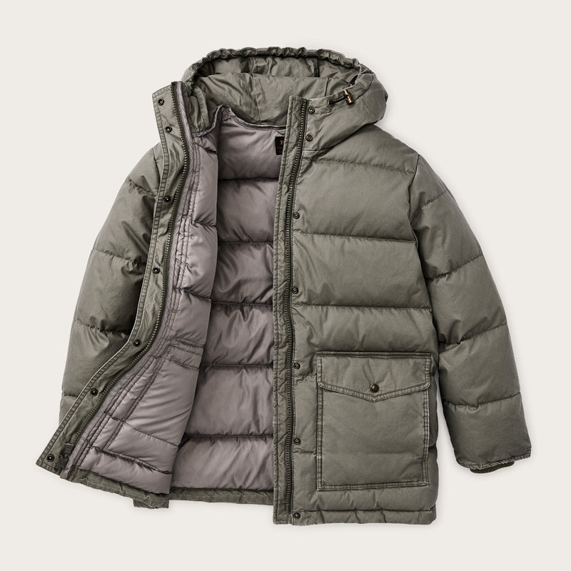 Women's heritage cotton down parka par Filson | Smokey olive (Green)