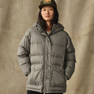 Women's heritage cotton down parka par Filson | Smokey olive (Green)
