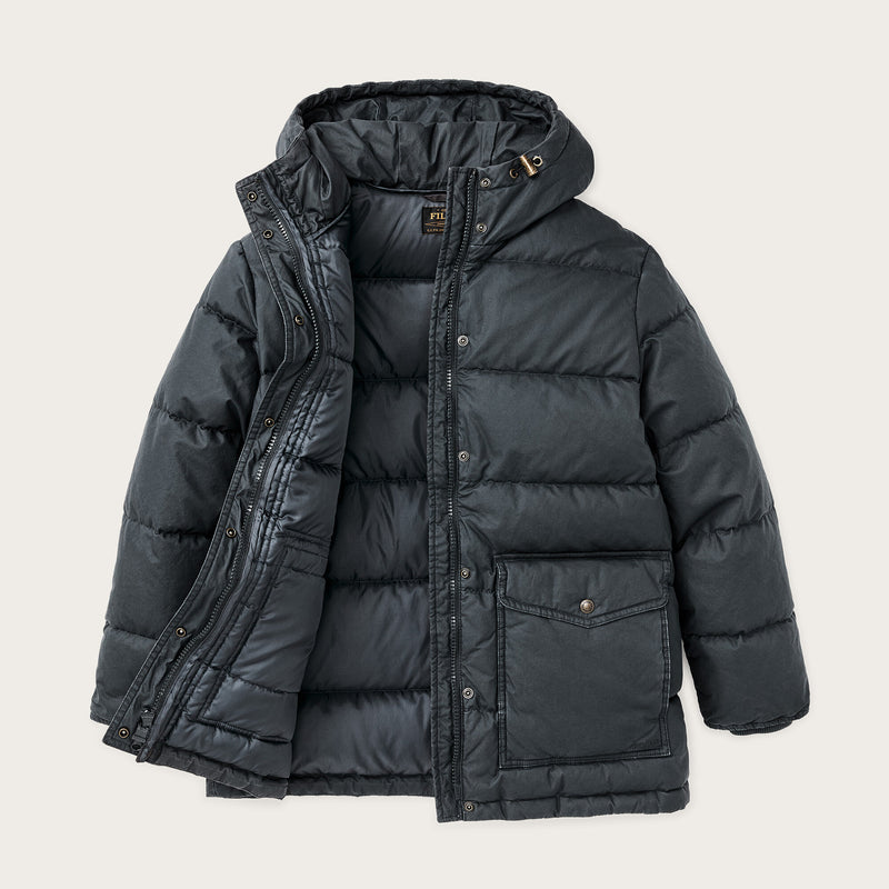Women's heritage cotton down parka par Filson | Bluefin (Blue)