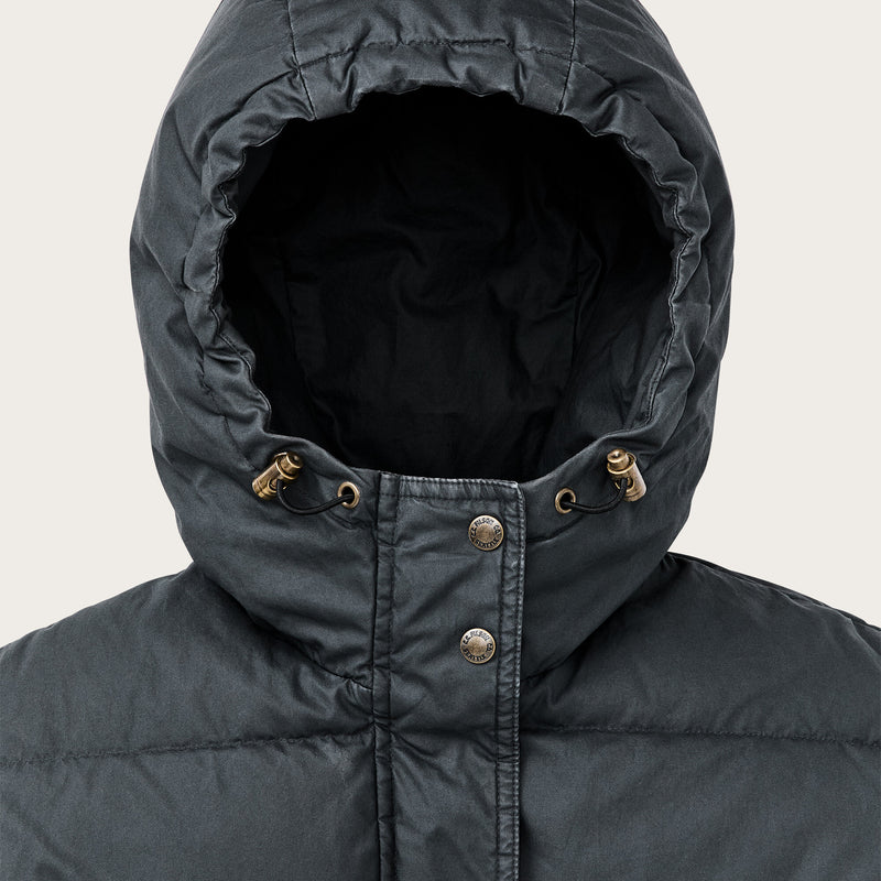 Women's heritage cotton down parka par Filson | Bluefin (Blue)