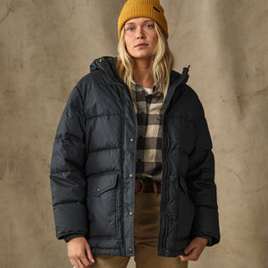 Women's heritage cotton down parka par Filson | Bluefin (Blue)