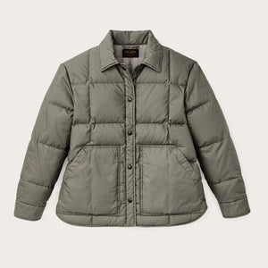 Women's heritage cotton down jacket par Filson | Smokey olive (Green)