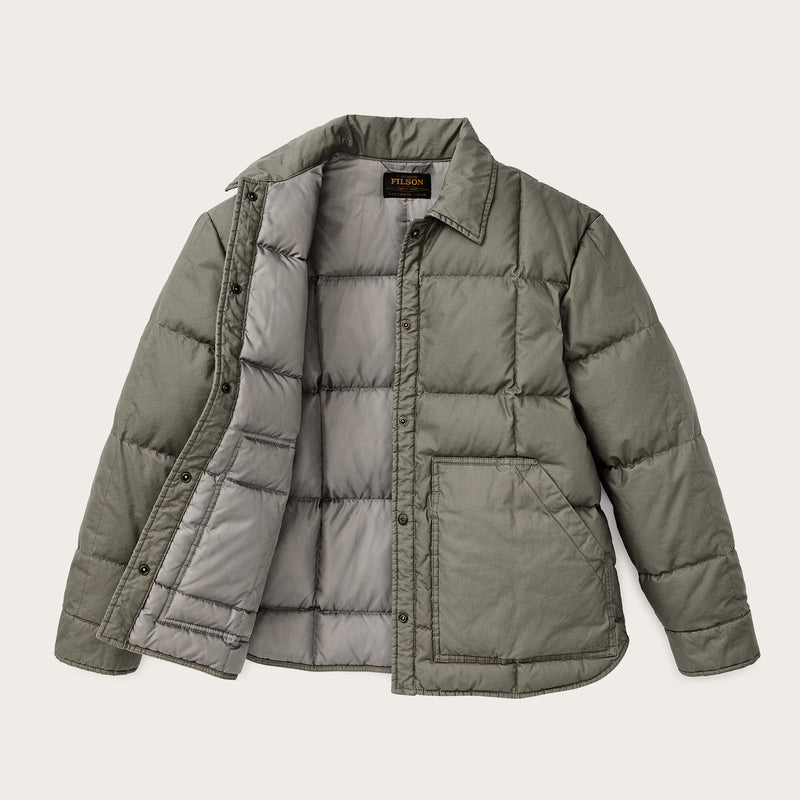 Women's heritage cotton down jacket par Filson | Smokey olive (Green)
