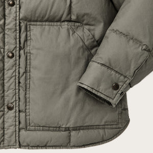 Women's heritage cotton down jacket par Filson | Smokey olive (Green)