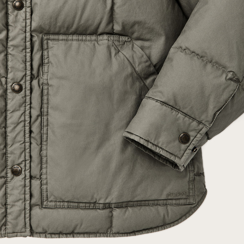 Women's heritage cotton down jacket par Filson | Smokey olive (Green)