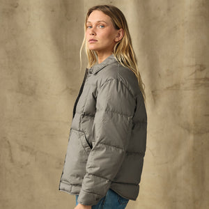Women's heritage cotton down jacket par Filson | Smokey olive (Green)