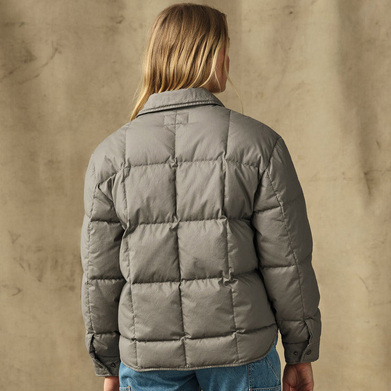 Women's heritage cotton down jacket par Filson | Smokey olive (Green)