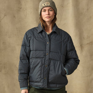 Women's heritage cotton down jacket par Filson | Bluefin (Blue)