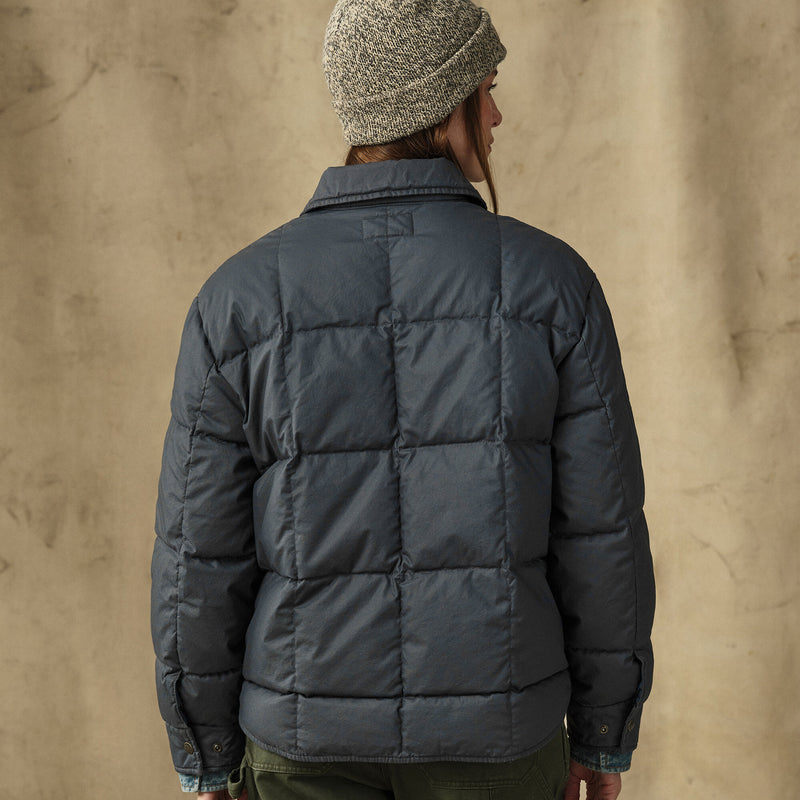 Women's heritage cotton down jacket par Filson | Bluefin (Blue)