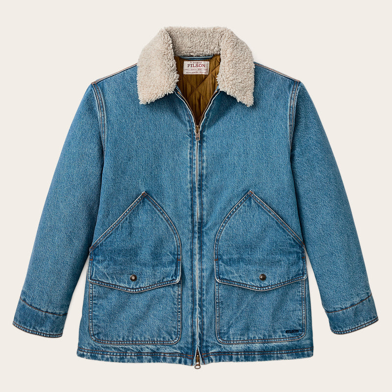 Women's insulated denim outfitter coat von Filson | Vintage indigo (Blue)