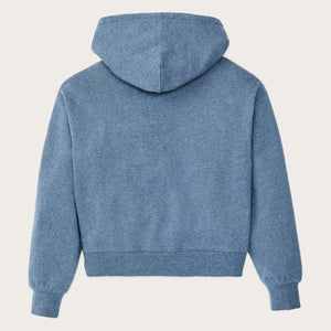 Women's french terry half-zip hoodie di Filson | Light blue (Blue)