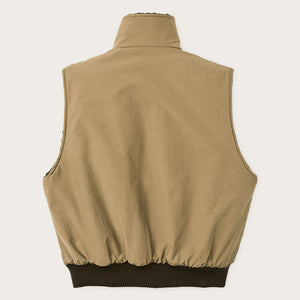 Gilet reversibile in pile di lana da donna di Filson | Tan (Beige)
