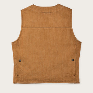 Women's archive cruiser vest par Filson | Harvest tan (Brown)