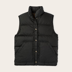 Women's heritage cotton down vest par Filson | Black (Black)